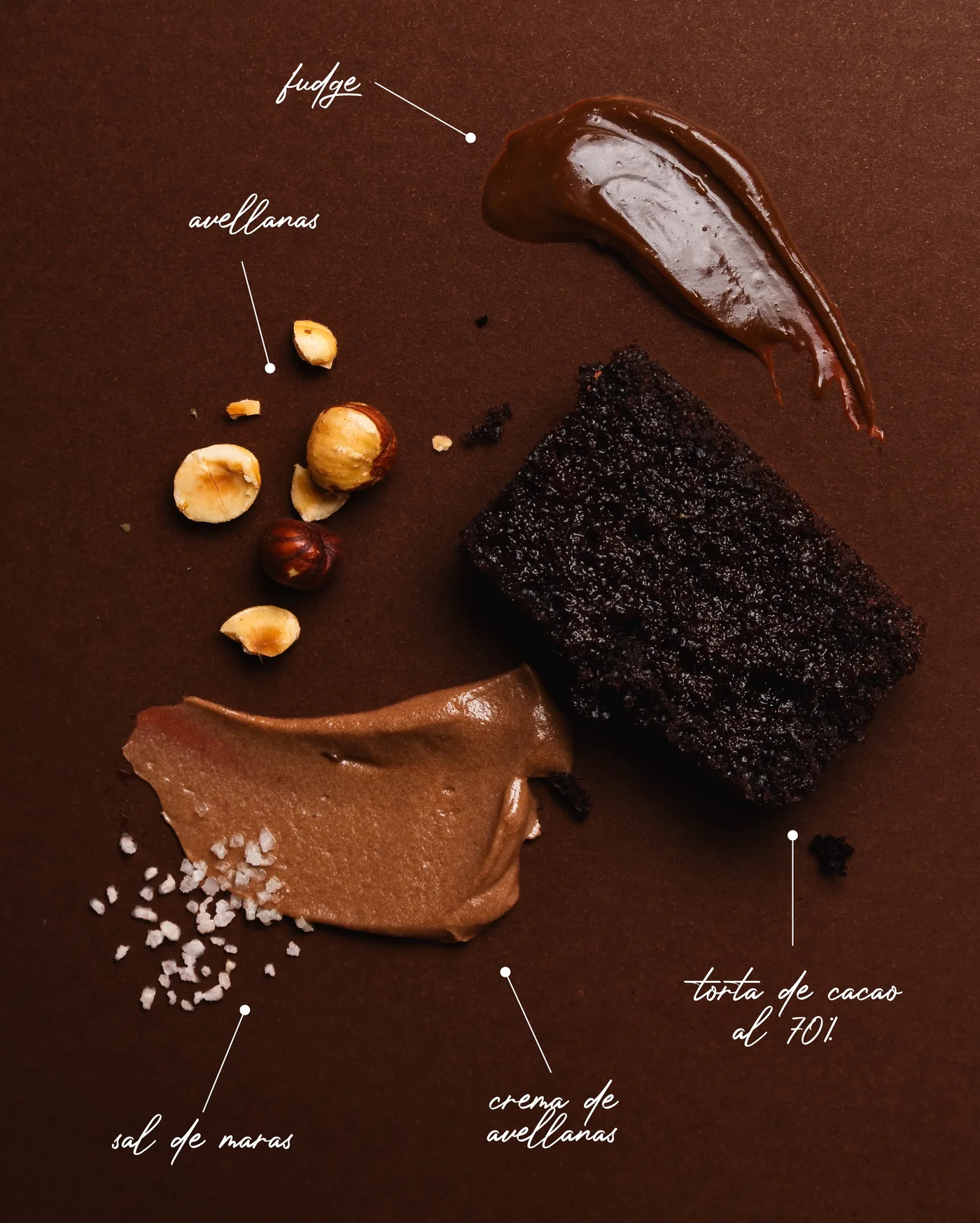 Detalle macro de chocolate de Lima Sweet