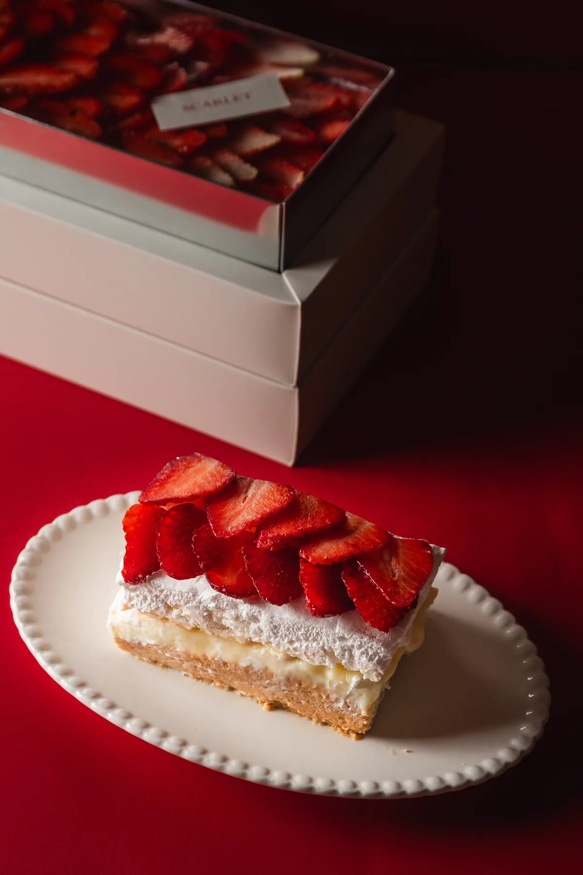Scarlet, milhojas de fresa, producto estrella de Lima Sweet